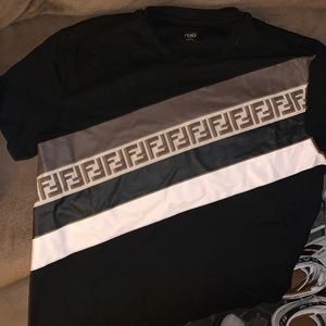 Fendi t shirt with fendi bag